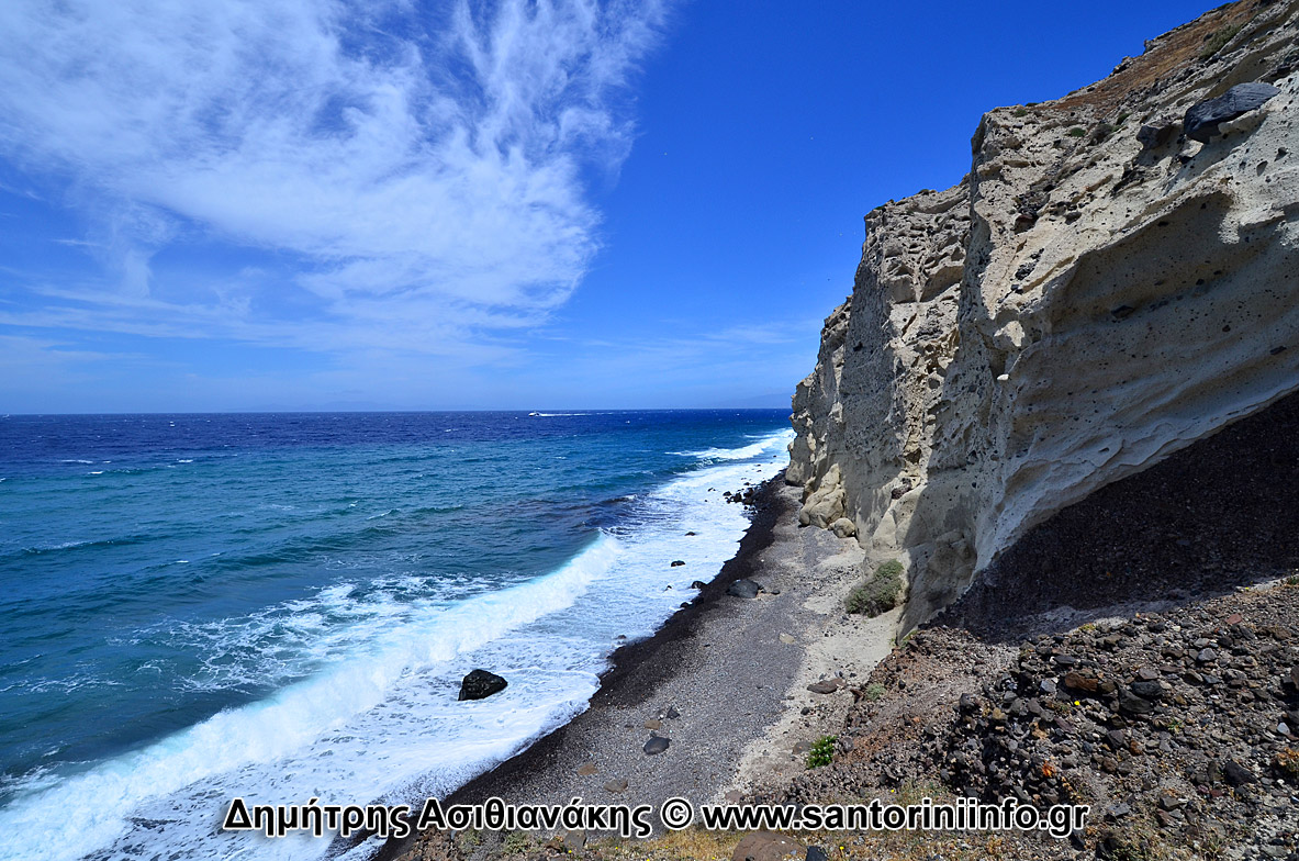 Παραλία Καθαρός ή Κάνθαρος - Σαντορίνη Παραλίες