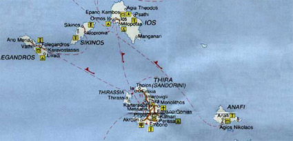 Santorini Nearby Islands